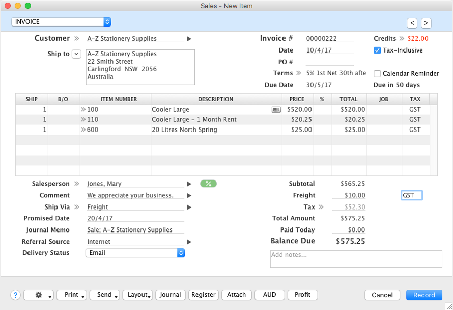 free bookkeeping software for mac